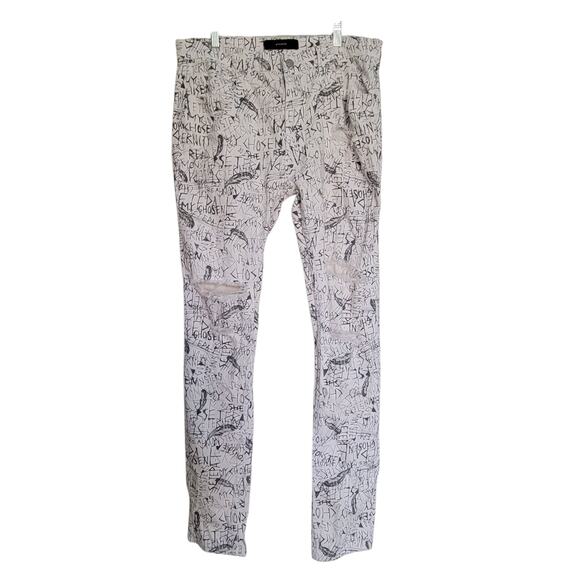 Rare Stampd Collectable Jeans S34  The Mummy Universal Studios Collab Pop Art - Picture 3 of 16